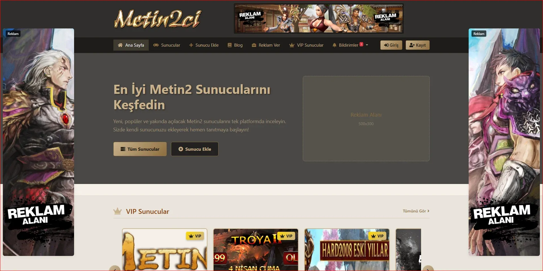 Metin2 Pvp Serverlar Tanıtım Scripti V1
